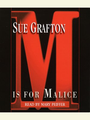 cover image of "M" is for Malice